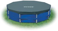 Intex 12' Round Frame Set Easy Swimming Pool Debris Cover | 28031e on sale Intex 12' Round Frame Set Easy Swimming Pool Debris Cover | 28031e on sale