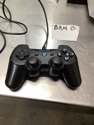AtPlay 5K02065MW Universal Playstation Controller Wired Gamepad - Black ...
