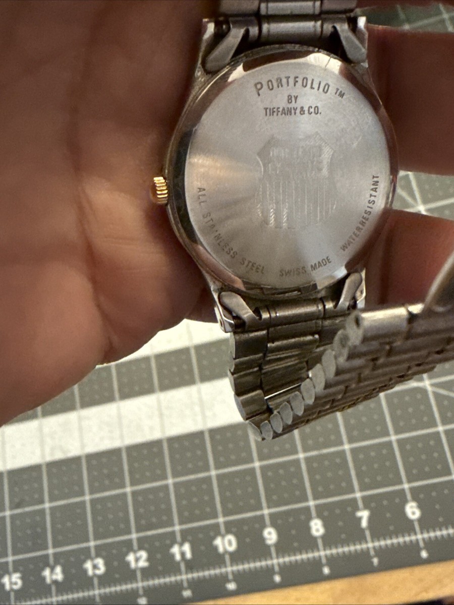 Portfolio By Tiffany & Co Men's Watch For Union Pacific Two Tone