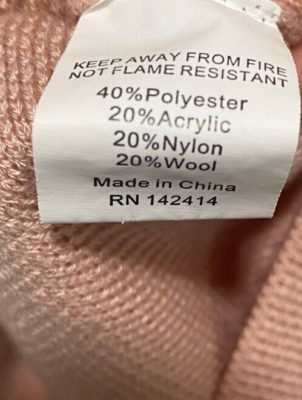 【ユウ】 Coco Blanc Girls Pink Double Breasted Knit Blazer Size 12