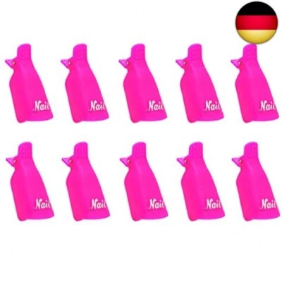 IME Nagellackentferner Clips Set, Nails Art Gel Cap Einweichen Clip UV Maniküre