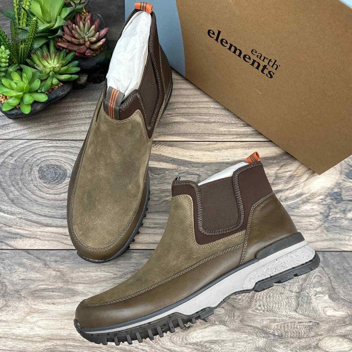 NIB Earth Elements 10M Skill Snow Winter Chukka Lug Sole  display picture 1