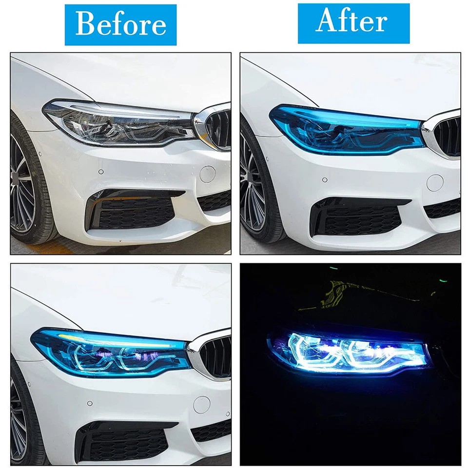 Faros antiniebla luces traseras tinte película envoltura pegatinas protectoras accesorios Foto 2 de 4