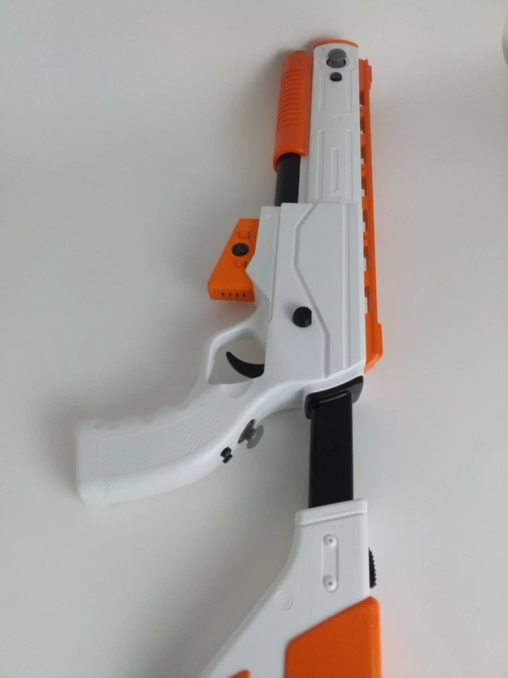 Pistola PS3 Top Shot Elite Cabela 1588 - Sin dongle/receptor - Blanca/naranja - Foto 4 de 4