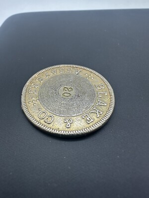 レア★金閣の盾 Vintage Blake & Co. Assayers 1855 20 Dollar Gold Coin California