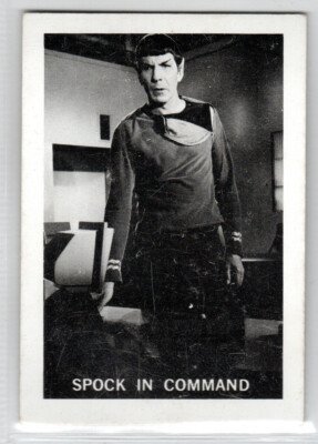 STAR TREK 1967 LEAF THE ORIGINAL SERIES VINTAGE #12 SPOCK IN COMMAND GOOD
