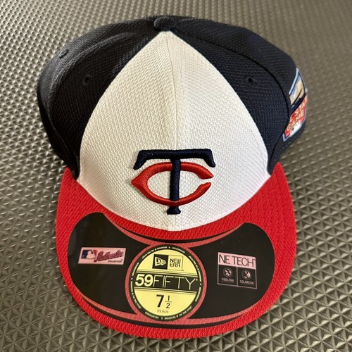 MINNESOTA TWINS 2014 All Star Game ASG Side Patch New Era Hat Cap Size 7 1/2 7.5 - Picture 2 of 15
