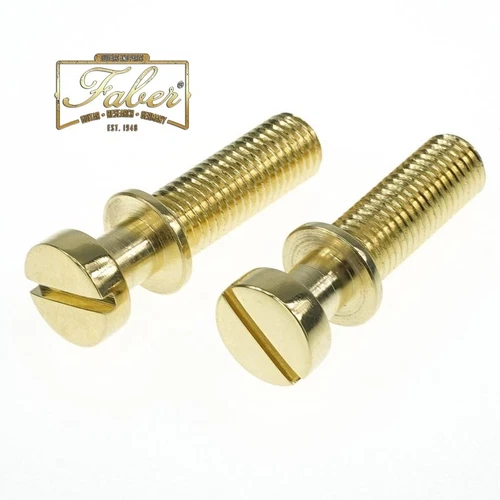 Faber TPST-IGG, TPSTIGG 59 Gibson Style Tailpiece Studs Gold Gloss Finish 3095-2