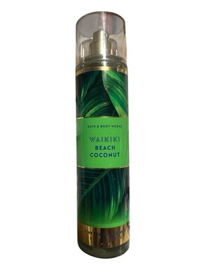 Bath & Body Works WAIKIKI BEACH COCONUT Fine Body Mist Spray 8Oz