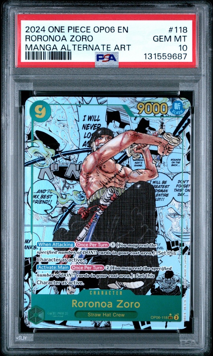 Roronoa Zoro (Alternate Art) (Manga) OP06-118 Wings of the Captain