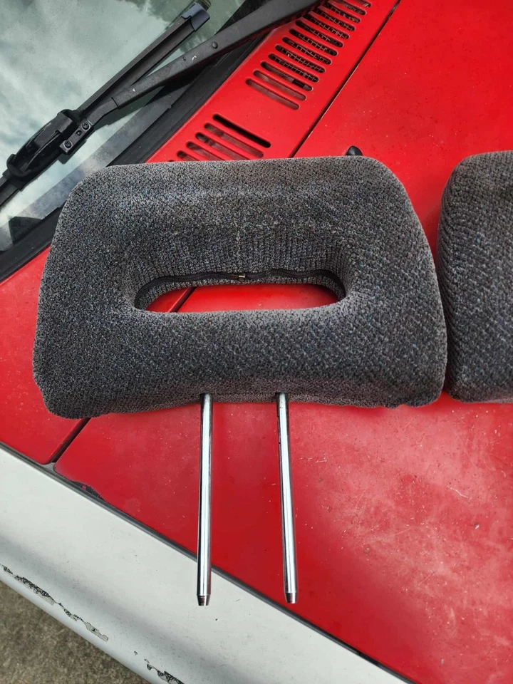 Juego de cuatro reposacabezas de tela para asiento delantero y trasero Honda CRV CR-V 1997-01 OEM (4) Foto 3 de 4