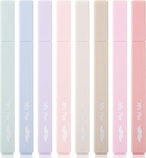No Bleed Highlighters Mr. Pen Muted Pastel 8 Pack