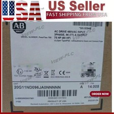 NEW Allen Bradley 20G11ND096JA0NNNNN Powerflex 755 VFD 480V 75HP US Free Tax