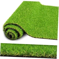 Realistic Artificial Grass Rug Fake Faux Turf Grass, ZGR 0.8" 3 FT x 5 FT