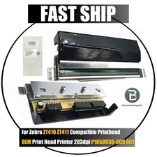 P1058930-009 Printhead for Zebra ZT410 ZT411 Thermal Printer Head 203dpi OEM New