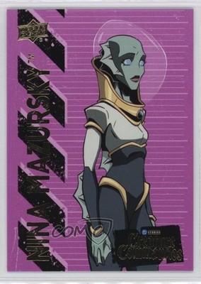 2025 Upper Deck DC Creature Commandos Purple Neon 4/50 Nina Mazursky #8 e0y