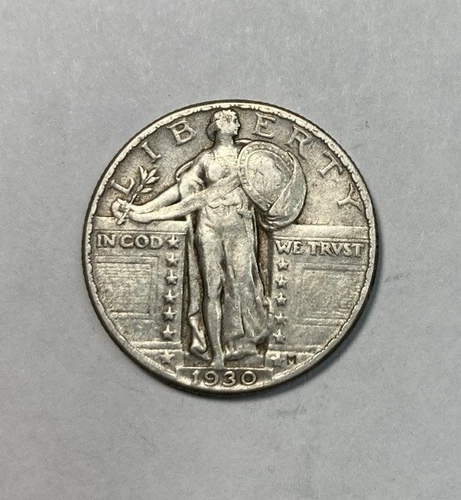 1930 Standing Liberty Quarter Nice Original XF