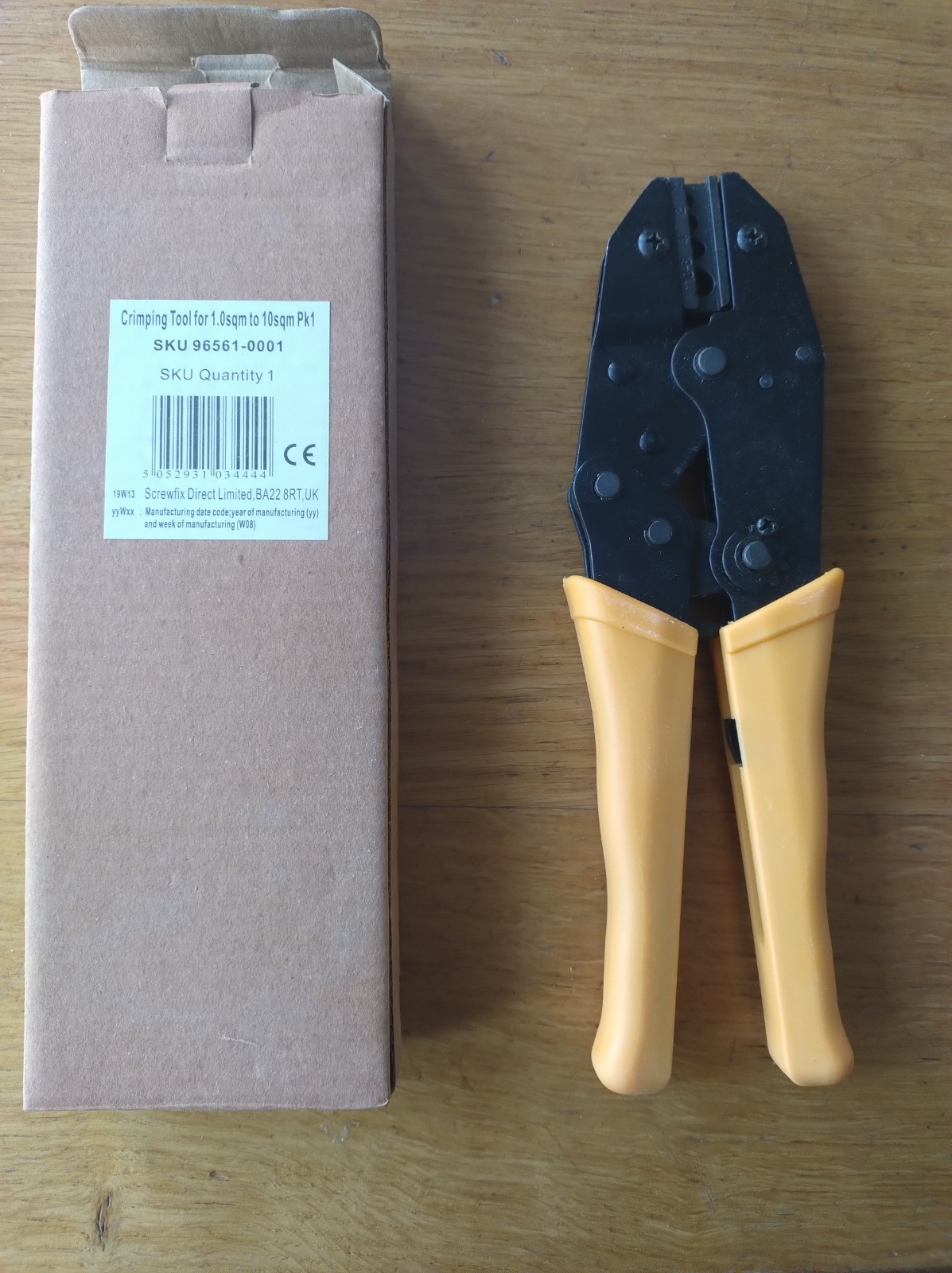 Crimping Tool from Screwfix 