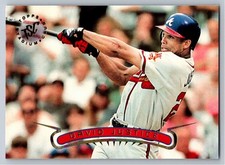 David Justice 1996 Stadium Club #159 Atlanta Braves Baseball Card