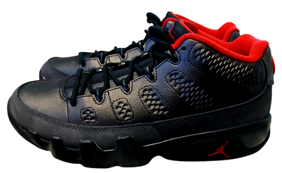 Nike Air Jordan 9 Low Golf Sneakers Black True Red FJ5934 