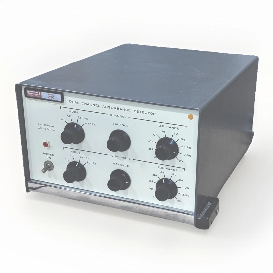 Chromatronix 230 Detector de Absorción de Doble Canal Calentador de Cámara Fría de Colección Foto 3 de 4