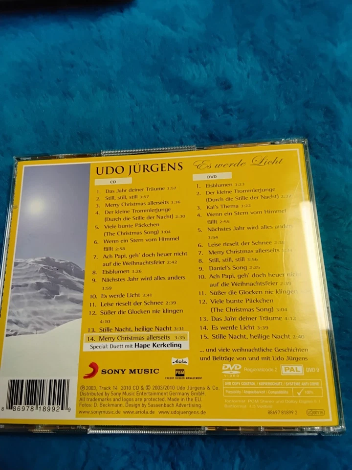 CD/DVD Es werde Licht mit Udo Jürgens - Bild 2 von 4