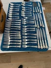 Gorham BUTTERCUP Sterling Silver Flatware Service for 12 Case 55 Pc NO MONOGRAM