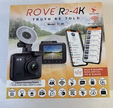 Rove R2-4K Car Dash Cam - 4K Ultra HD 2160P - Built-In WiFi GPS, Parking Mode