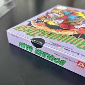 Nintendo Nes BOULDER DASH Factory Sealed Nintendo Sticker Sealed