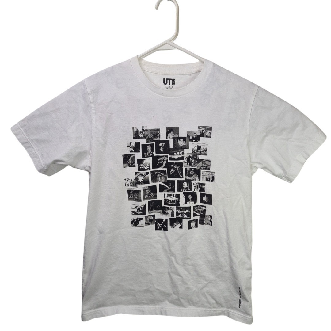 Uniqlo Men's UT Mobile Suite Gundam 40th Anniversary T-Shirt Cotton White Sz M