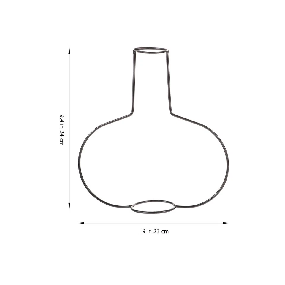 4 stücke Blumenvasen mit Eisenkunst Rahmenrahmen Flasche Home Anordnung - Bild 2 von 4