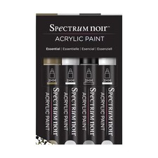 Fun Express 4-Color Spectrum Noir Essential Acrylic Paint Marker Set