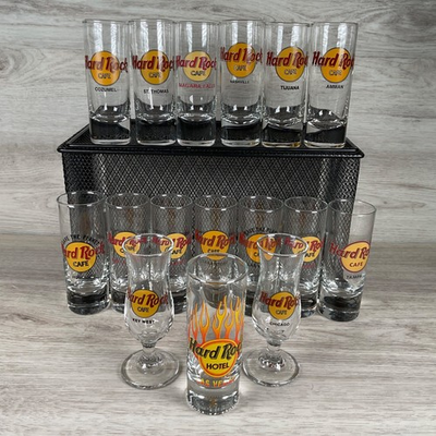 #ad #ad Hard Rock Cafe Souvenir 4quot; Shot Glasses Choose your Favorite City or Country $4.95