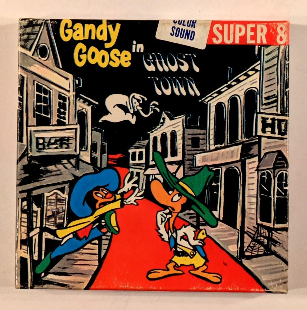 Gandy Goose "The Ghost Town" 1944 Terrytoons Super 8mm Sound Movie 200' Cartoon