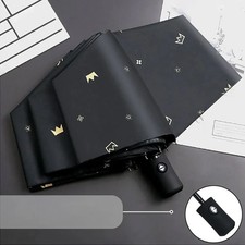 Cute Folding Automatic Umbrella Men Women Portable Sun Umbrella Multifunctional