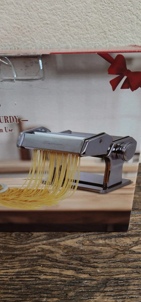 Pasta Maker Machine 150 Roller Pasta Maker 7 Or 9 Adjustable Thickness Settings - Image 2 of 4