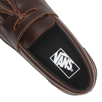 Vans Loafer Leather Brown Black BILLY'S Exclusive V196CF BLS Men's