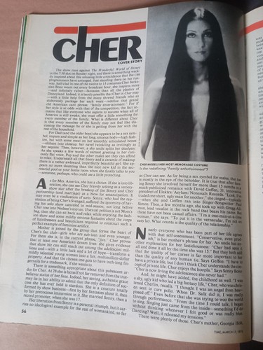Time Magazine March 17, 1975 Cher "Glad Rags to Riches" - Picture 4 of 9