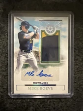 2024 Panini Boys of Summer Mike Boeve Prospect Material Patch Auto /25 Brewers