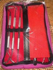 6 Pcs Dental Pick Hygiene Tool Set Tooth Scraper Plaque Tartar Remover Gum Floss