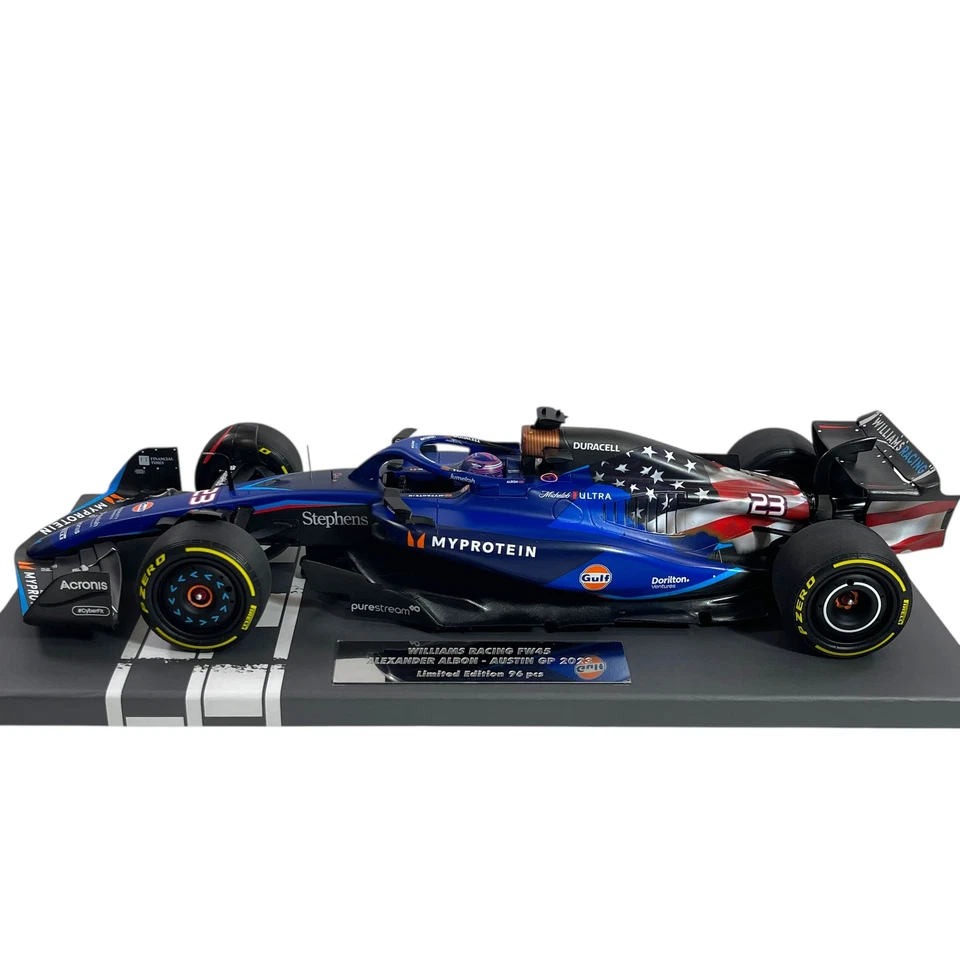 Modellino F1 Minichamps 1/18 Williams Racing FW45 Austin GP 2023 #23 A. Albon... - Immagine 3 di 4