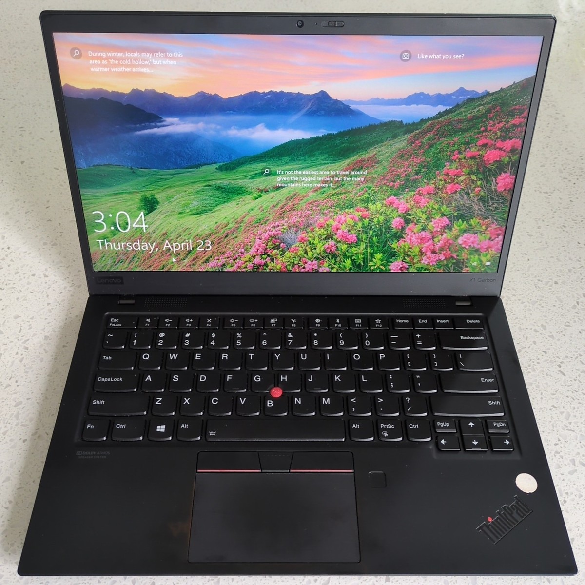 Windowsノート本体 ThinkPad X1 Carbon Gen7 i7-8665U 16GB Lenovo ThinkPad X1 Carbon Gen 7 i7-8665U 16GB RAM 512GB SSD 14