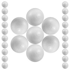 25 Pcs Foams Ball Shaped Decorations Lovely Pendants Craft Balls Mini