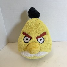 Angry Birds Plush Yellow Bird Chuck Toy Stuffed Animal 7  Commonwealth No Sound