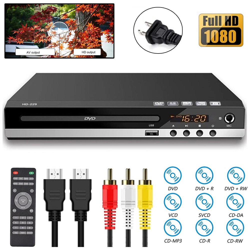 Region Free DVD Player With HDMI AV Output 1080P Upscaling Portable region-free-dvd-player-with-hdmi-av-output-1080p-upscaling-portable