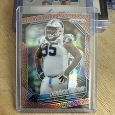 2025 Panini Prizm FOTL Derrick Brown Pigskin #104/180 Panthers