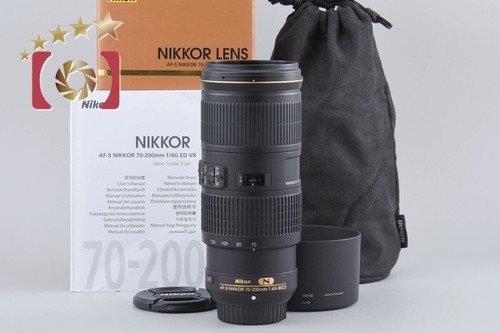 Used Nikon Af-S Nikkor 70-200Mm F/4 G Ed Vr With Original Box
