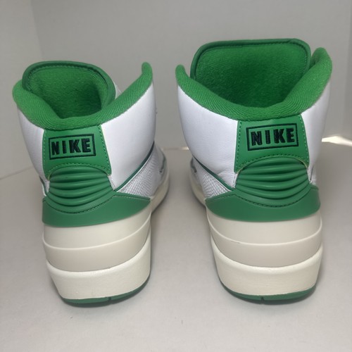 Size 11 Nike Air Jordan 2 Retro White Lucky Green Sail (DR8884 103)Chicago II IV - 第 2/7 張圖片