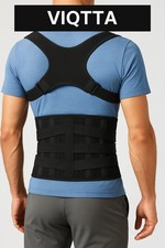 Back Brace Posture Corrector Adjustable Shoulder Support, for Men-Women