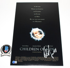 DIRECTOR ALFONSO CUARON SIGNED CHILDREN OF MEN 12x18 MOVIE POSTER 2 BECKETT COA